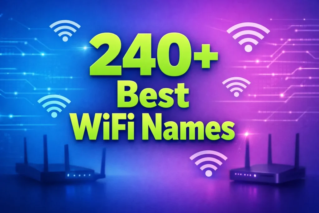 240+ Best WiFi Names