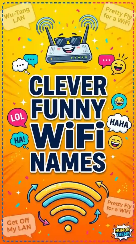 clever funny wifi names image
