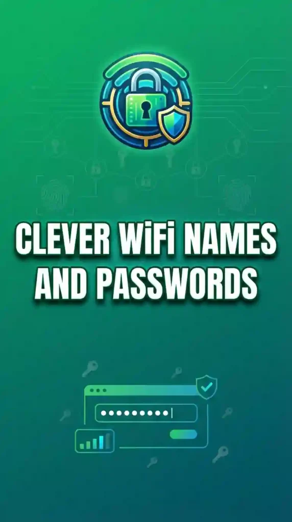 clever wifi names and passwords image