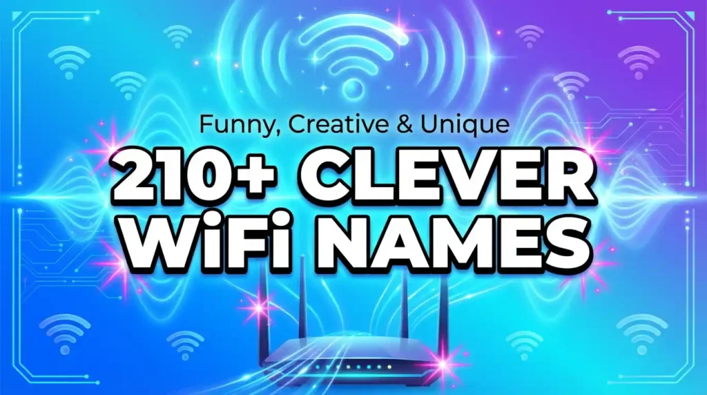 210+ Clever WiFi Names
