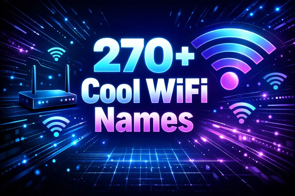 270+ Cool WiFi Names