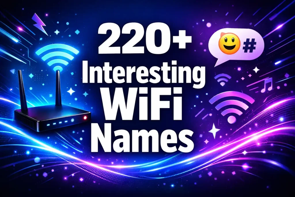 220+ Interesting WiFi Names