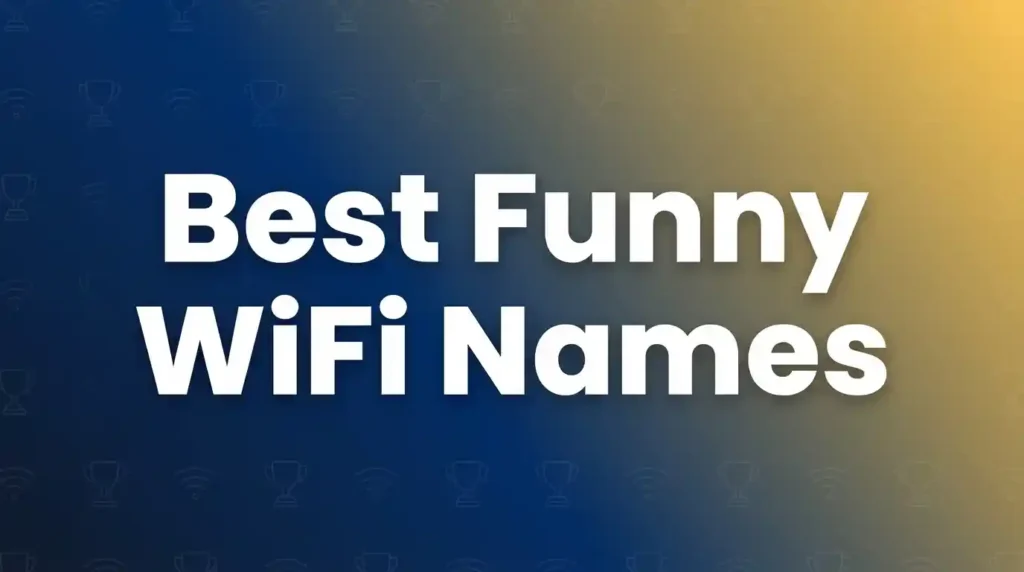 best funny wifi names image