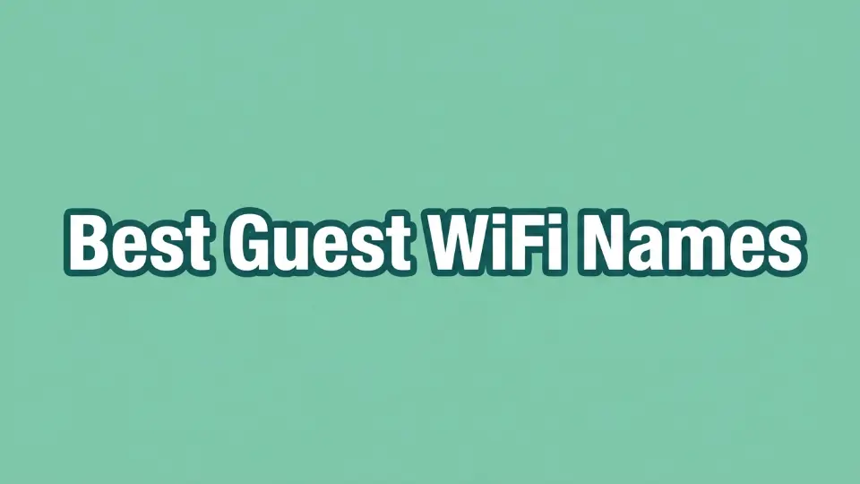 best guest wifi names image