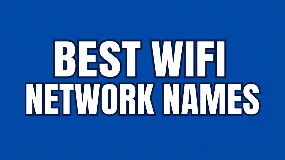 best wifi network names image