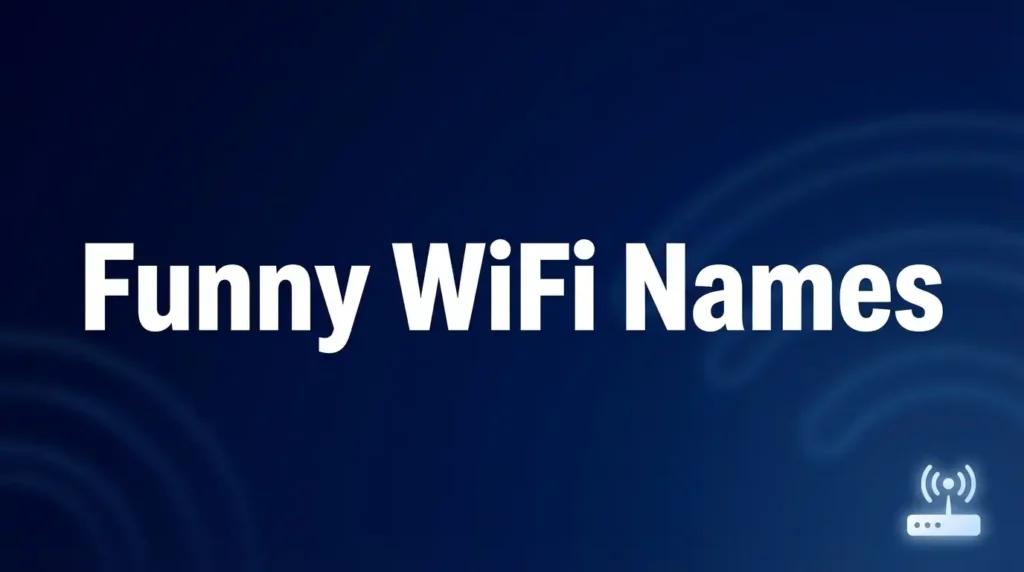 funny wifi names image
