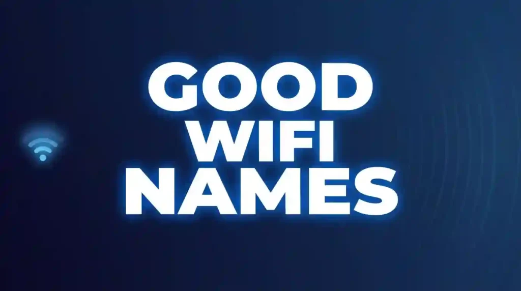 good wifi names image