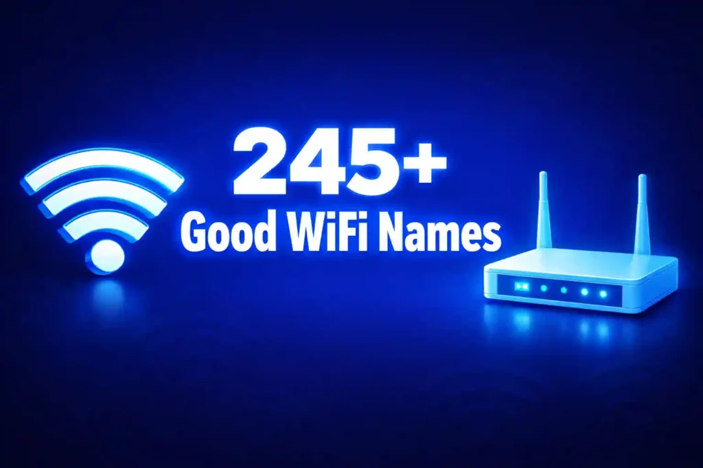 245+ Good WiFi Names